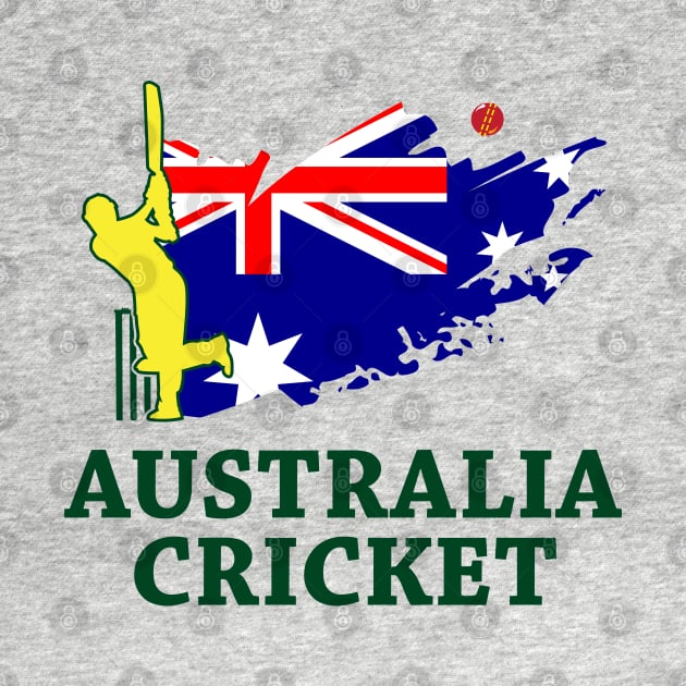 Cricket Australia Aussie Flag Union Jack Stars by BraaiNinja